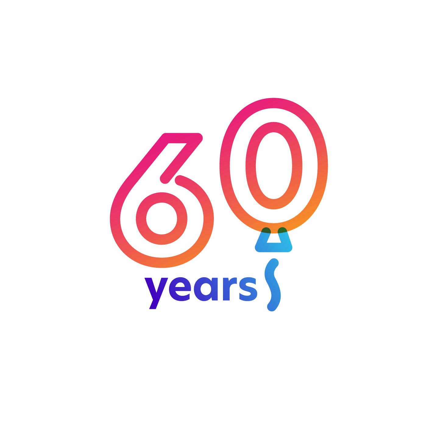 60th anniversary icon